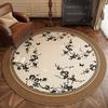 Round Carpet Bedroom Bedside French Medieval Style Cloakroom Dressing Table Chair Floor Mat Home Decoration Living Room Rugs