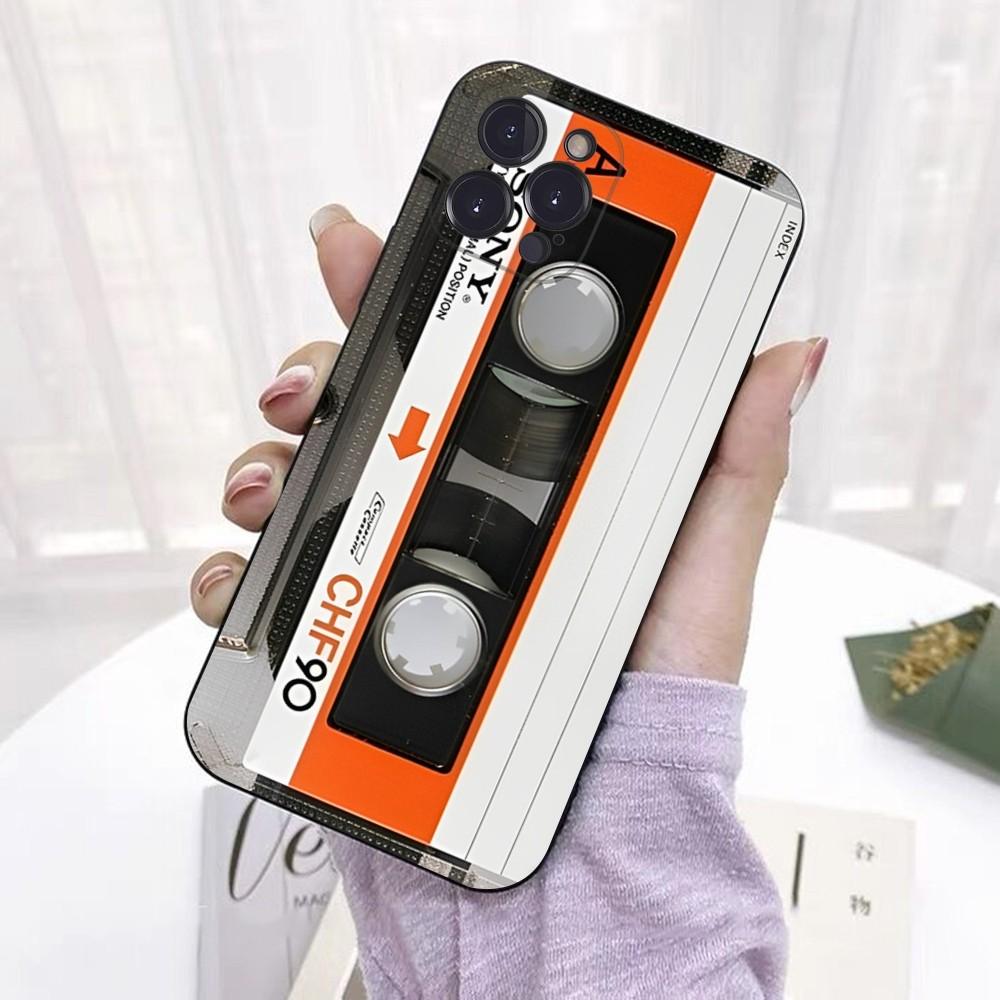 Vintage Cassette Tape Phone Case For IPhone 16 15 14 11 12 13 Mini Pro XS Max Cover 6 7 8 Plus X Funda Shell