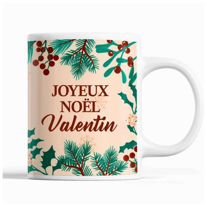 Mug - Ulysse - Noël - Beige - 325 ml - Résistant lave-vaisselle et micro-onde