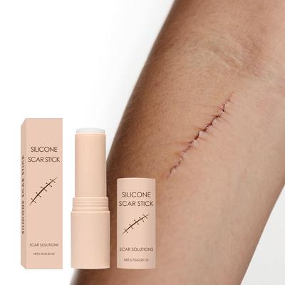 Portable Silicone Scar Stick for Face and Body Support Skin's Natural Repair Process Mild Formula Reduce The Risk of Allergies