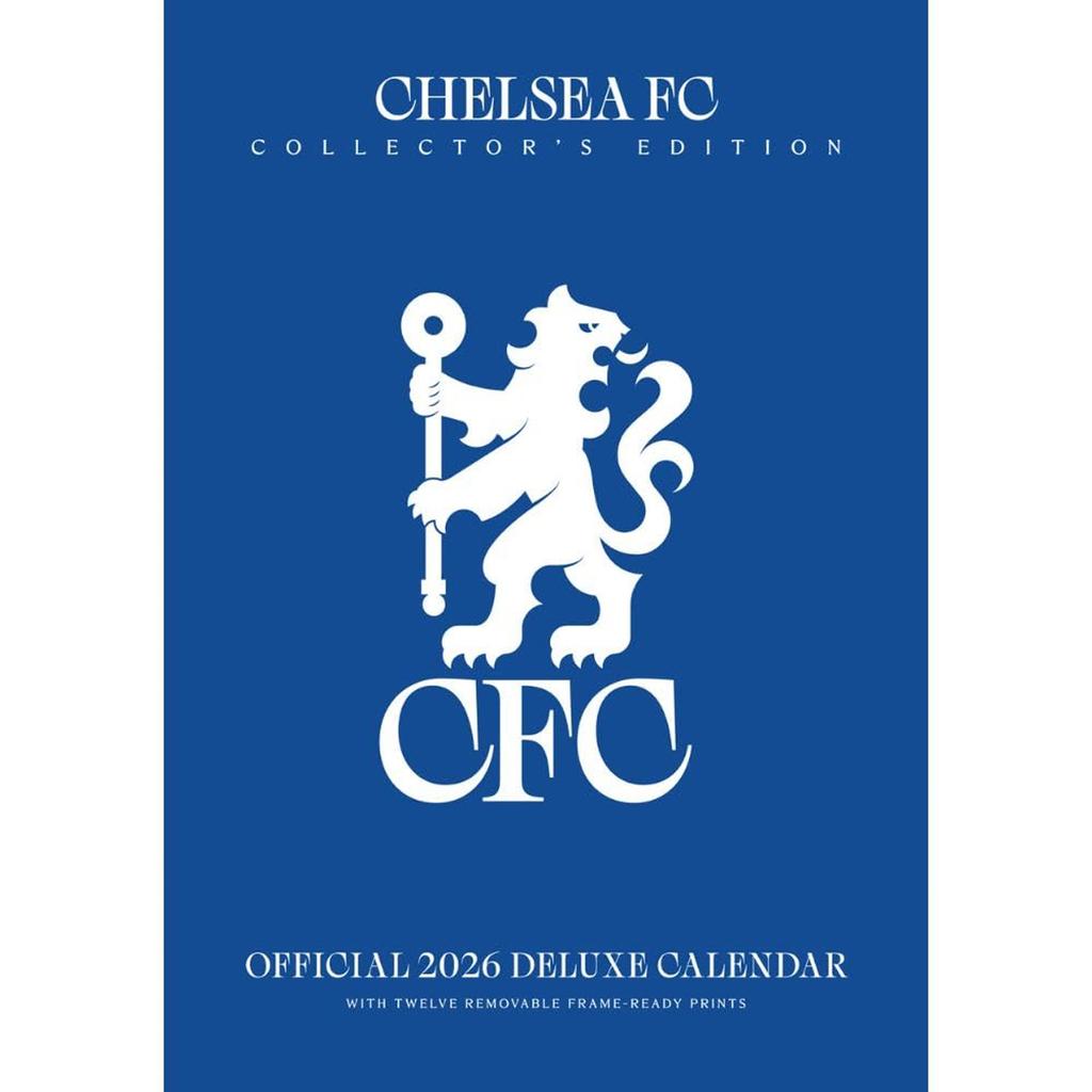 Chelsea FC 2026 Crest Wall Calendar