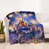 Castle In The Stars Flannel Blanket-Soft and Suitable for Sofas,Beds,Offices,Travel,All Seasons,Great Gift for Holidays and Birthdays.