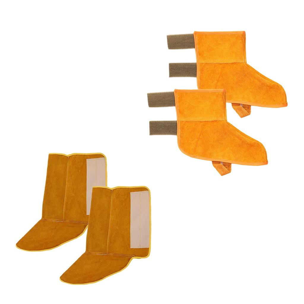 Welding Shoes Covers Lightweight Anti Splashing Fireproof Welded Foot Long