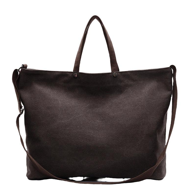 Large-capacity Tote Bag Casual Versatile Canvas Bag Trendy Texture Tote Bag Class Commuter Large Bag Women's Bag