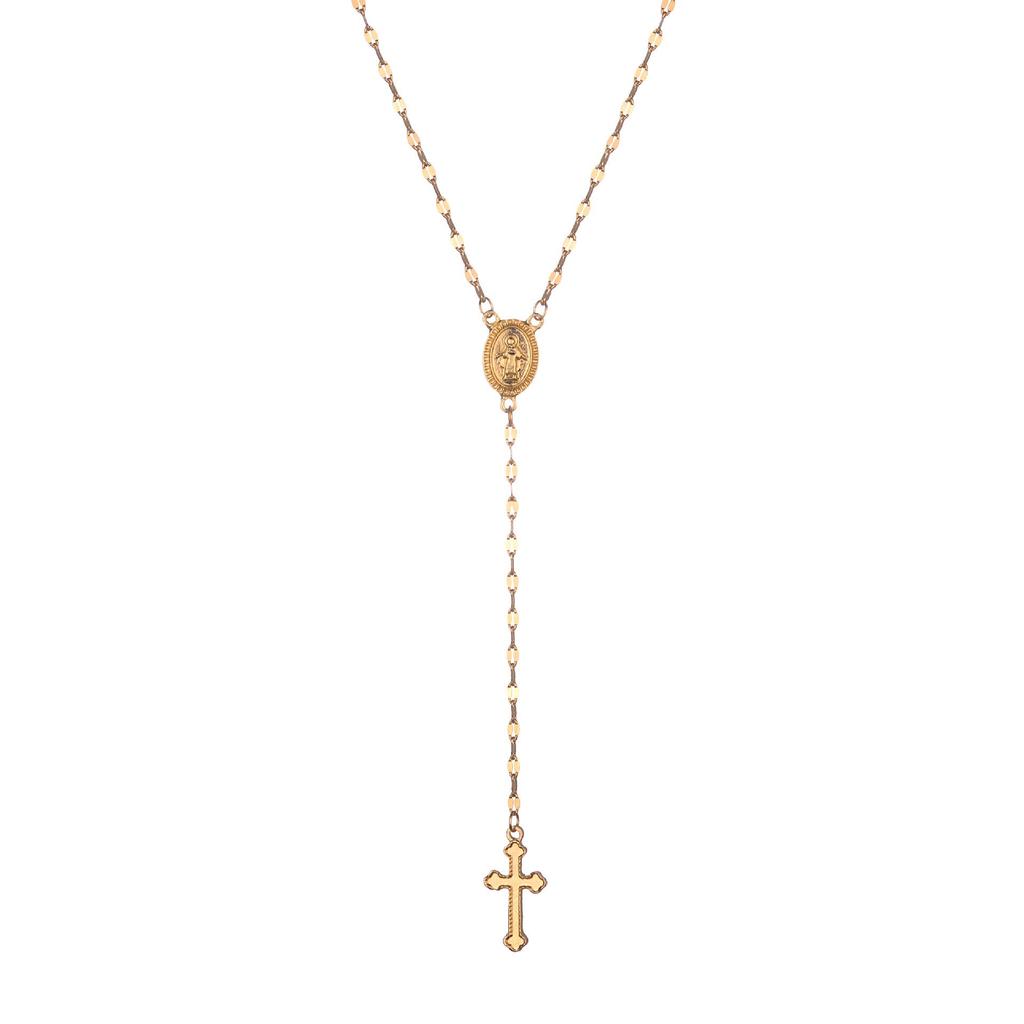 European American Fashion Cross Necklace Clavicle Chain
