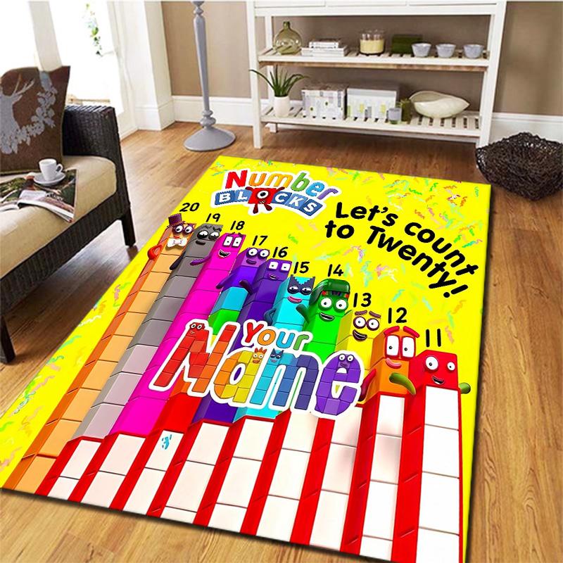 Wolken Individueller Name Teppich Teppich Für Wohnzimmer Schlafzimmer Haus Sofa Dekoration Kinder Spielen Rutschfeste Bodenmatte