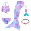 Fancy Mermaid Tail Girls Mermaid Tail for Swimming Costume Mermaid Costume Swimwear Swimsuit Cosplay Birthday Party Halloween
