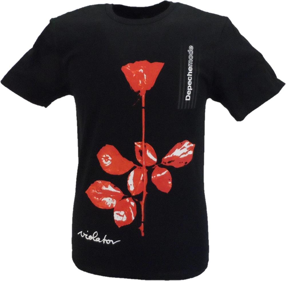 Unisexs Black Official Depeche Mode Violator T Shirt S