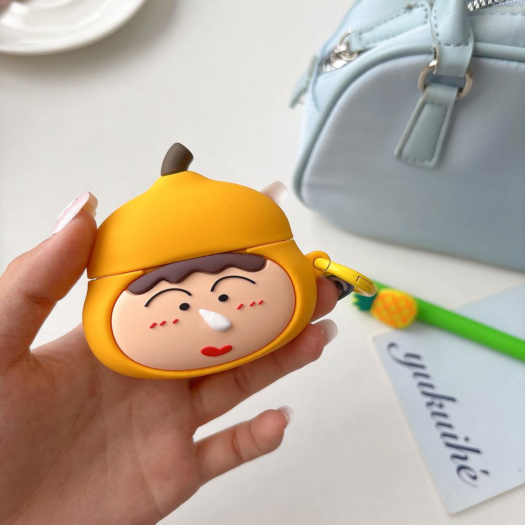 Funny gourd dumb AirPods Pro apple bluetooth headset case 1/1/1 generation cartoon protective cover for tide