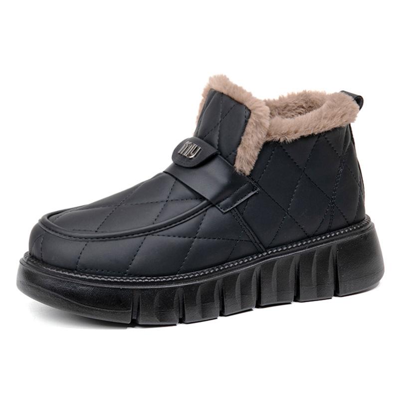 New Soft-soled, Fleece, Warm, Fashionable and Versatile Snow Boots, Cotton Shoes and Bean Shoes