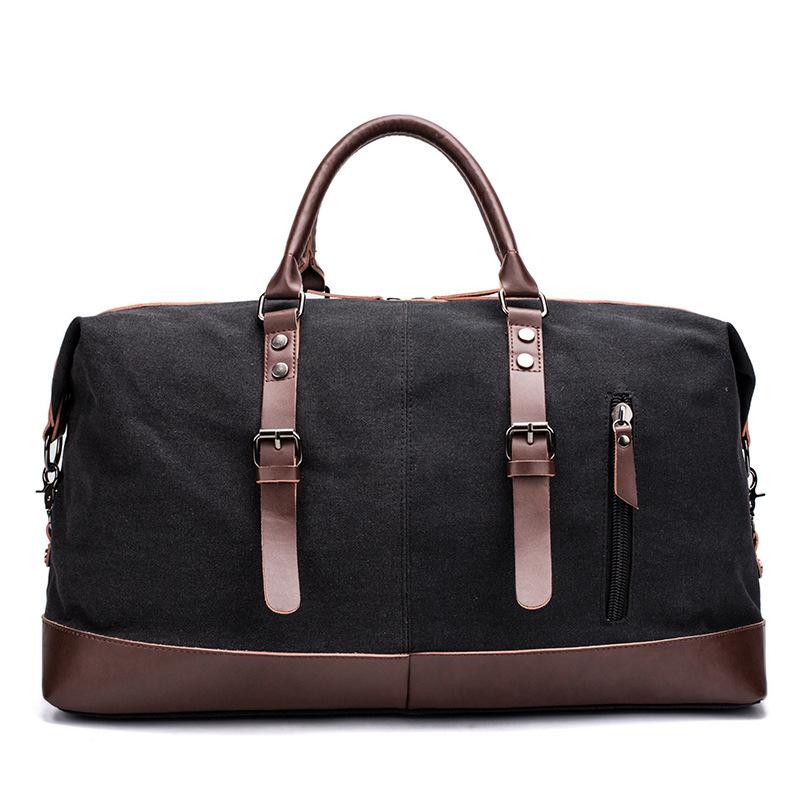 

TS JYL laptop bag,Canvas Business Travel Bag Outdoor Luggage Duffel Large Shoulder Bag OneSize чёрный