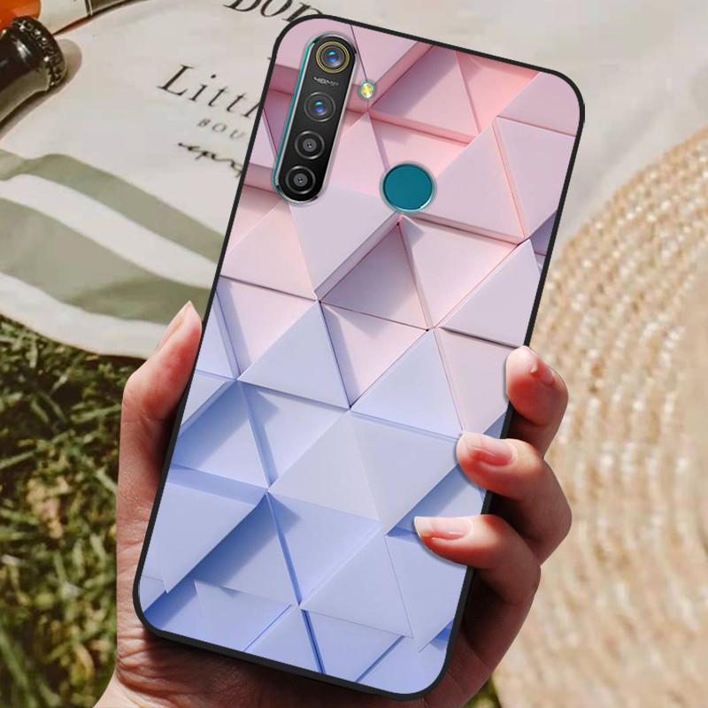 Para Oppo Realme 5 Pro Funda Silicona Trasera Funda de Teléfono para Oppo Realme 5i 5S 5 Pro Fundas Realme5 Pro 5i 5S Borde Suave coque