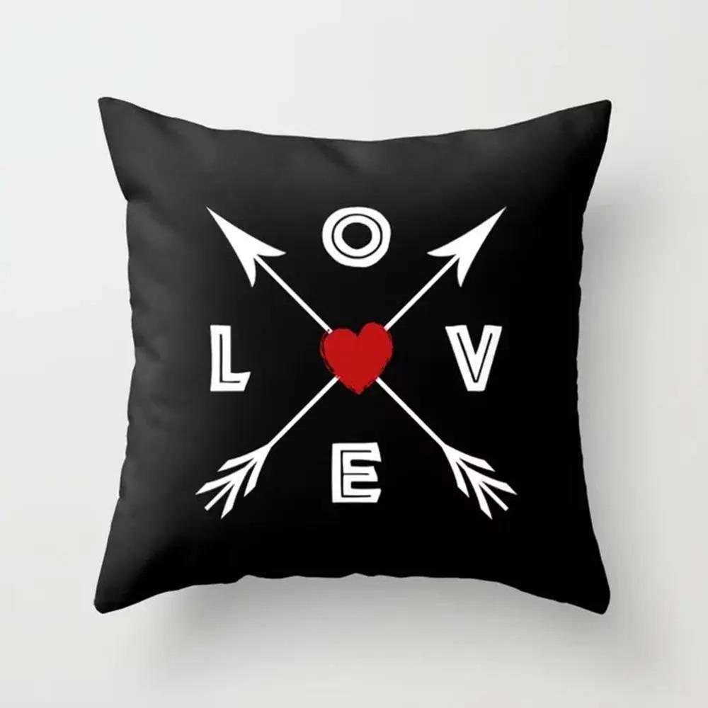 Love Line Circle Pillowcase Office Living Room Home Pillowcase Car Ornaments