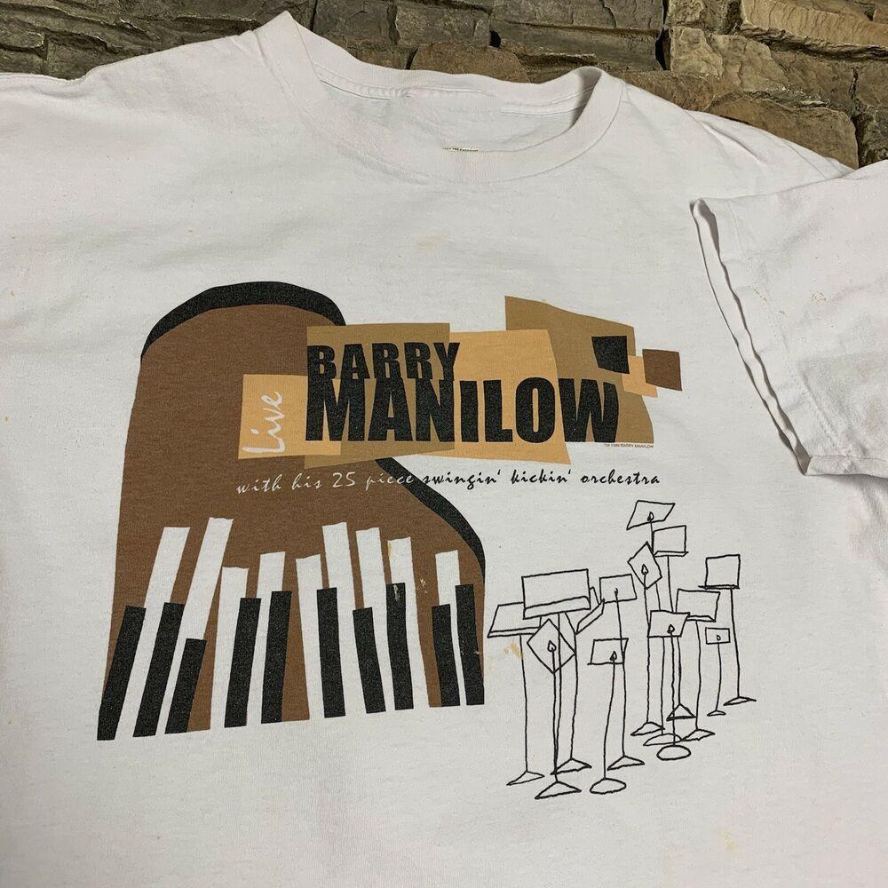 Barry Manilow T Shirt Vintage 2000 Music Concert Tour LI1130 Unisex T-Shirt XXL
