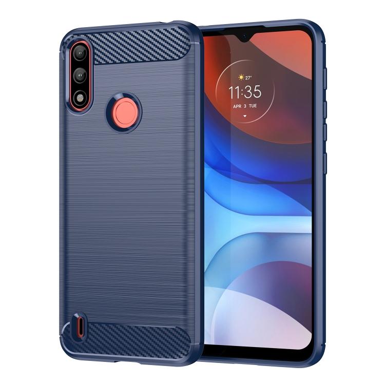 For Lenovo K13 Brushed Texture Carbon Fiber TPU Phone Case