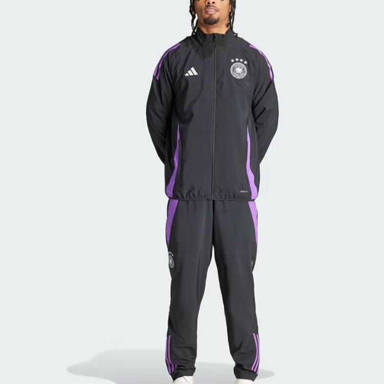 Adidas Germany Tiro 24 Competition Presentation Track Top Men Tops Black IP8255