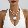 Classic Retro Turquoise Bohemian Ethnic Style Women's Beaded Necklace