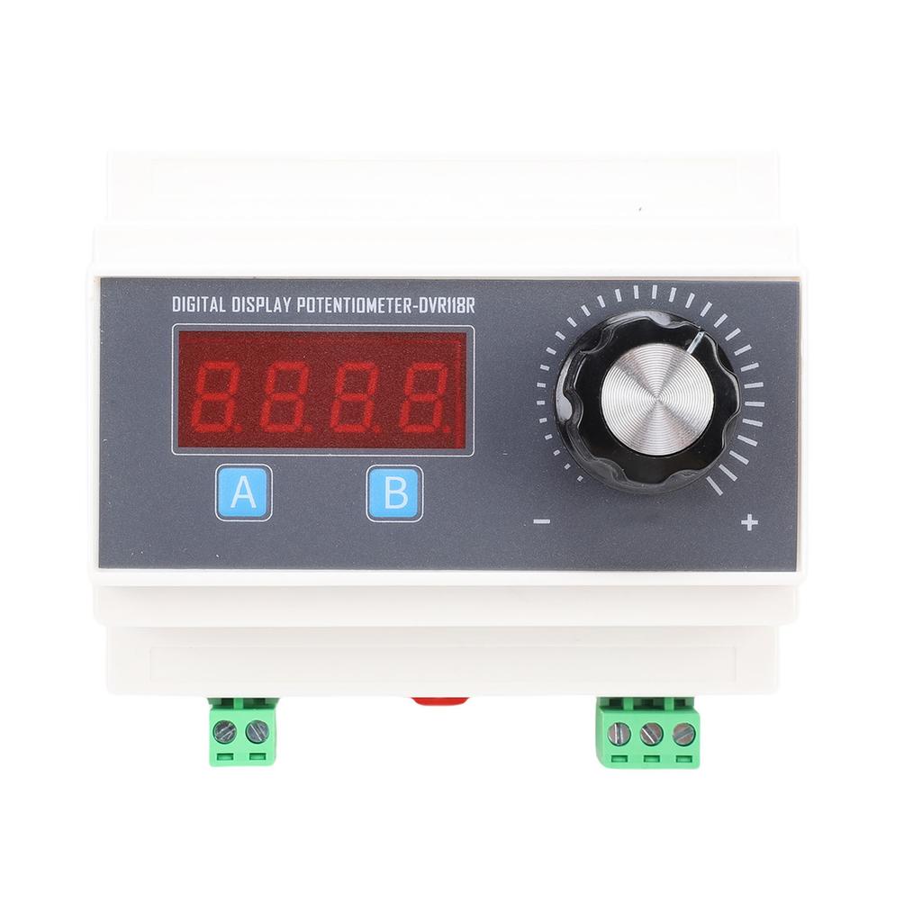 Digital Display Potentiometer 10K Ohm  2W 4 Digit Display Rail Mount Programmable Potentiometer for Speed Controller