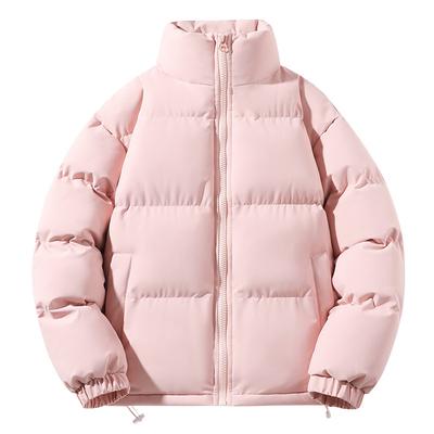Neue Baumwolljacken für Paare im Herbst und Winter, verdickt und modisch, einfarbig, warm und hochwertig, Baumwolljacke