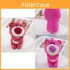 Adorable Pink Teddy Bear Plush Keychain Soft And Cute Bag Accessory Stuffed Toy