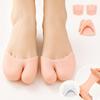 1 Pair Silicone Toe Protector Sleeve Elastic Metatarsal Cushion  Dance Practice