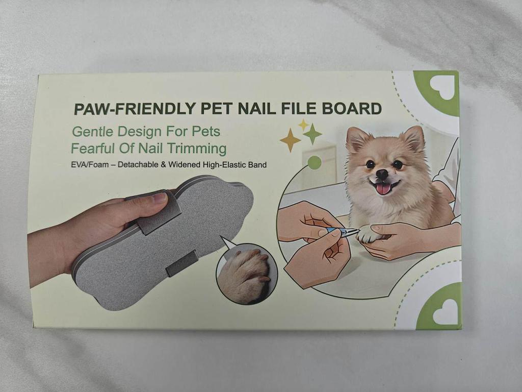 Dog & Cat Nail Grinder: Scratch Board and Claw Trimmer for Pet Grooming