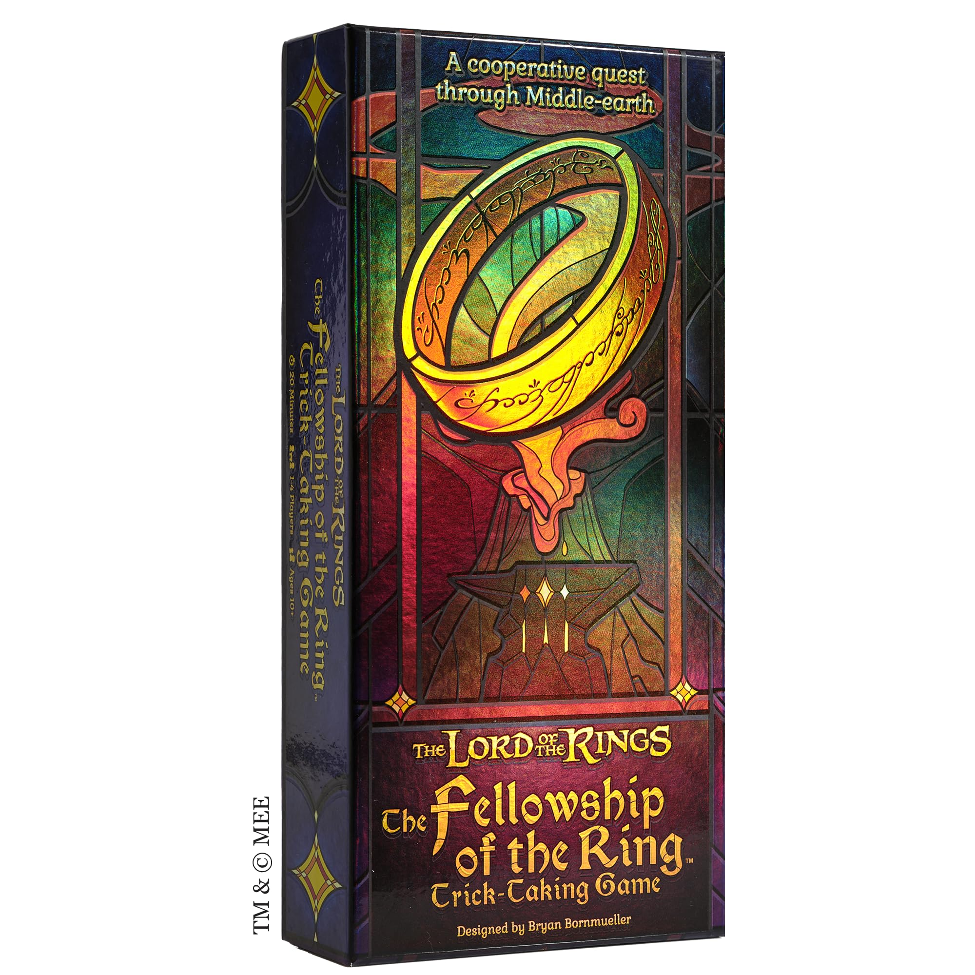 

Asmodee Lord of the Rings The Fellowship of the Ring Game Cooperative Card Strategy Game for Kids Ages Playtime Trick-Taking - Adventure! & Adults,