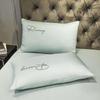Grace Embroidered Washed Cotton 4-Piece Bedding Set