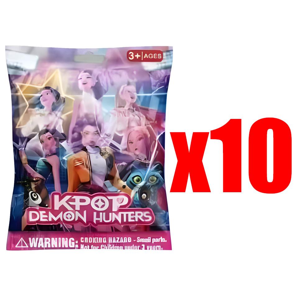 Blind Box Anime Demon Hunters Mini Figurines  Kpop Cute PVC Mystery Box Collectible Doll Model Decorative Item