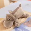 Borsa astuccio in peluche animale di grande capacità creativa Borsa cancelleria per ragazzi e ragazze Borsa portaoggetti multifunzionale Borsa cosmetica
