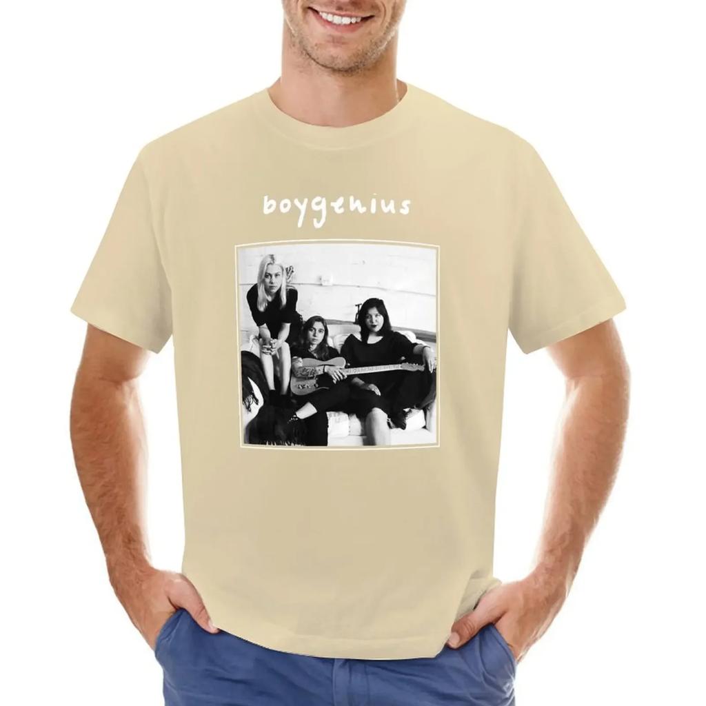 BOYGENIUS T-shirt summer tops sports fans heavyweights tops Short sleeve tee