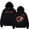 Urban fashion, sports, trendy hip-hop, long sleeved and plush warm hoodie