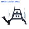Honda NX400 Crash Protection: Upper & Lower Bars, Main Stand, Rear Rack, Large Side Bag Modification.
