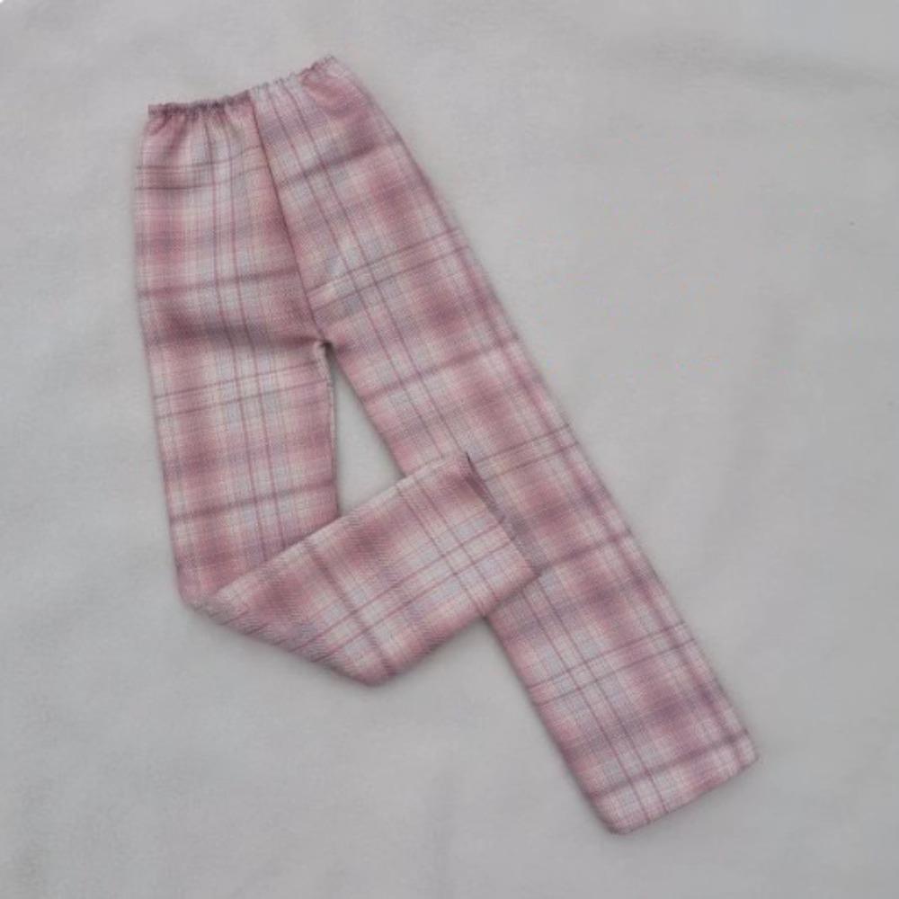 

Fashion Princess Trousers Mini Doll Clothes Pants Gift Toys Doll Plaid Pants for 1/4 BJD 45cm Doll 7