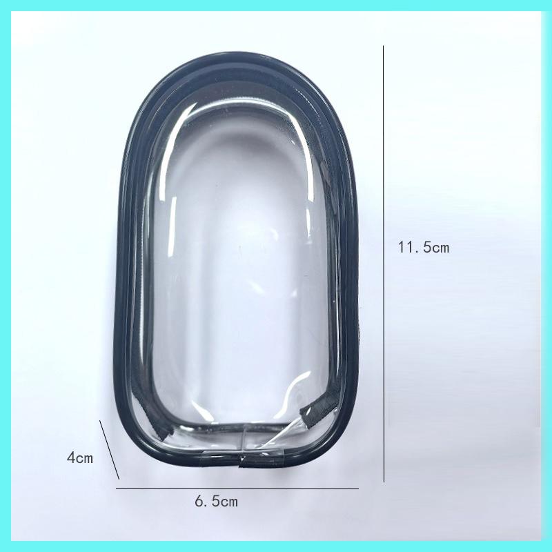 

Мини прозрачная ПВХ сумка для хранения на молнии и с петлей для ключей для наушников и зарядных устройств