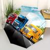 1 Stück LKW-Autobahn-Thema Hochwertiger Regenschirm, Automatisches Öffnen und Schließen, Multifunktionaler Regenschirm G0811329