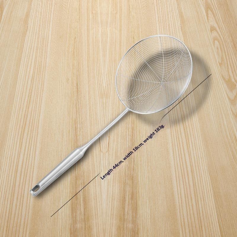 Stainless Steel Skimmer Solid Spider Strainer Ladle Stainless Steel Kitchen Utensil Tool Fry Strainer Utensil