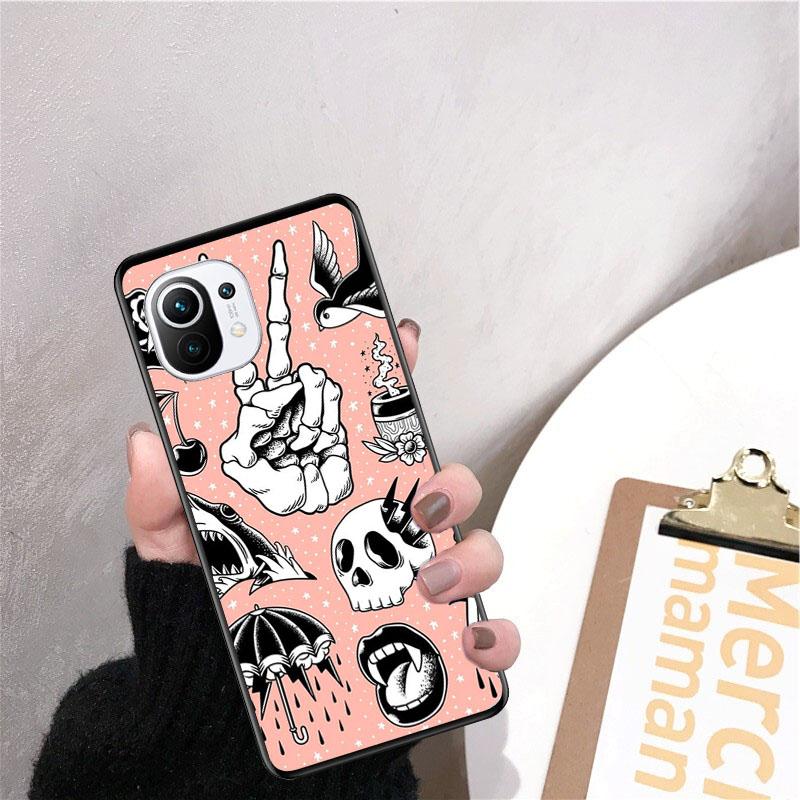Girly Pastel Witch Goth Phone Case for Xiaomi 12 Mi 10T 11T 11 Pro 10 10T 11 Lite 10pro 11Ultra Poco X3 Pro Poco F3 M3