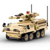 2024 Military Armored Car Building Block Set Infantry Fighting Vehicles Scale Model Modern Brick Kids  Children Toys  Playsets for kids