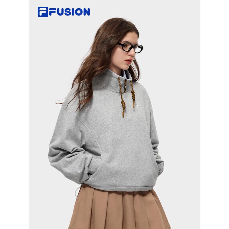 FILA FUSION Women's Pullover Knit Long-Sleeve Sweatshirt