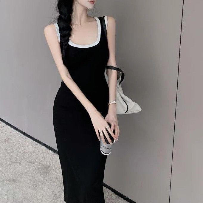 Grey Waist-Cinching Summer Dress & Sun Protection Cardigan Set for Women (2026) S