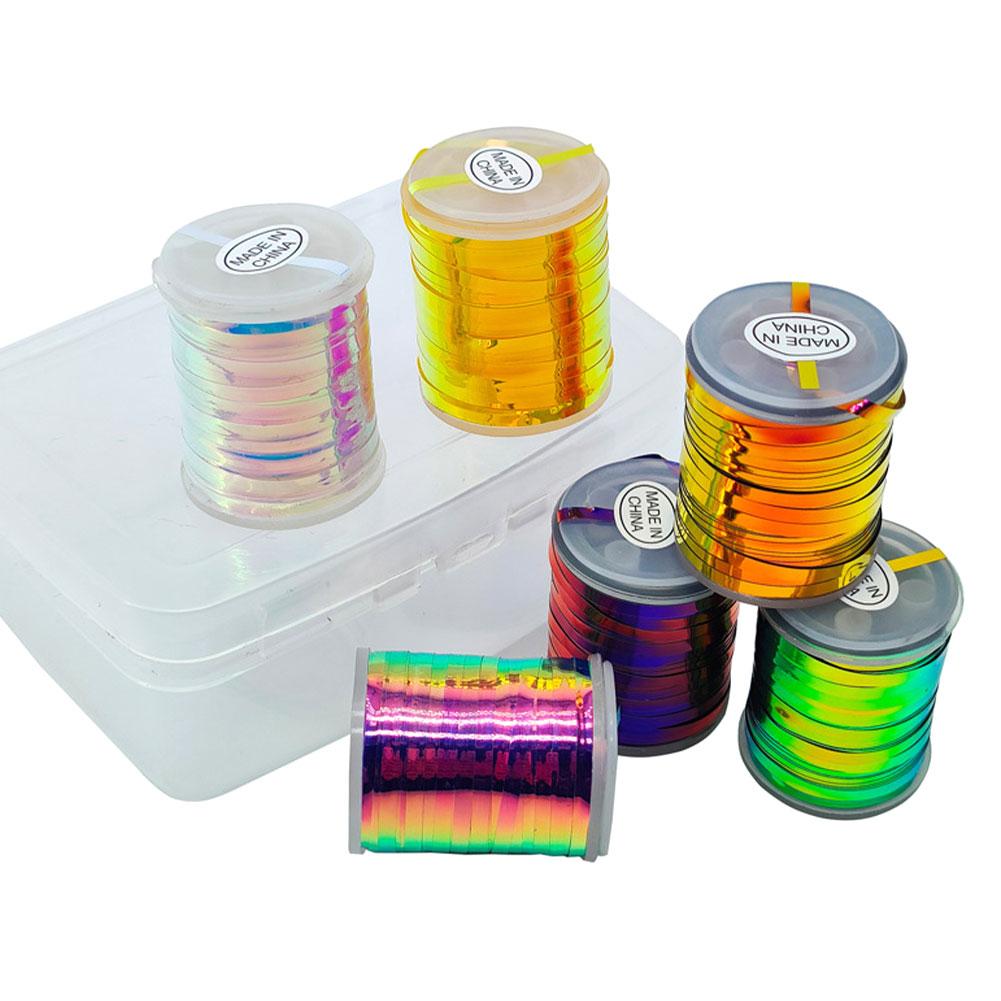 Double sided Fly Tying Copper Wire Fly Tying Thread Fishing Accessories Nymph Thread for Flies Trout Bass Midge Larve