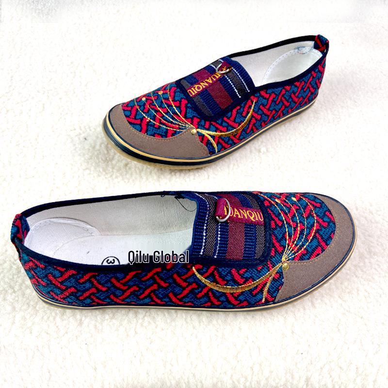 Women's Autumn Non-Slip Soft Sole Shoes - Comfortable Flat Bottom for Middle-Aged & Elderly