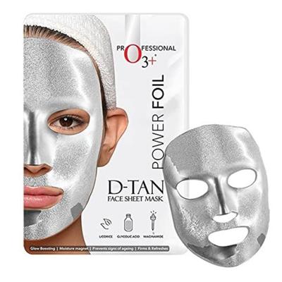Power Foil D-Tan Face Sheet Mask for Skin Brightening Face Mask For Glowing Skin,Tan Removal, Oil Control, Acne & Fairness, For Women & Men 20 Ml
