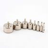 8pcs 10mm 50mm Diamond Coated marble Ceramic Tile Hole Saw Drill Bits set tool