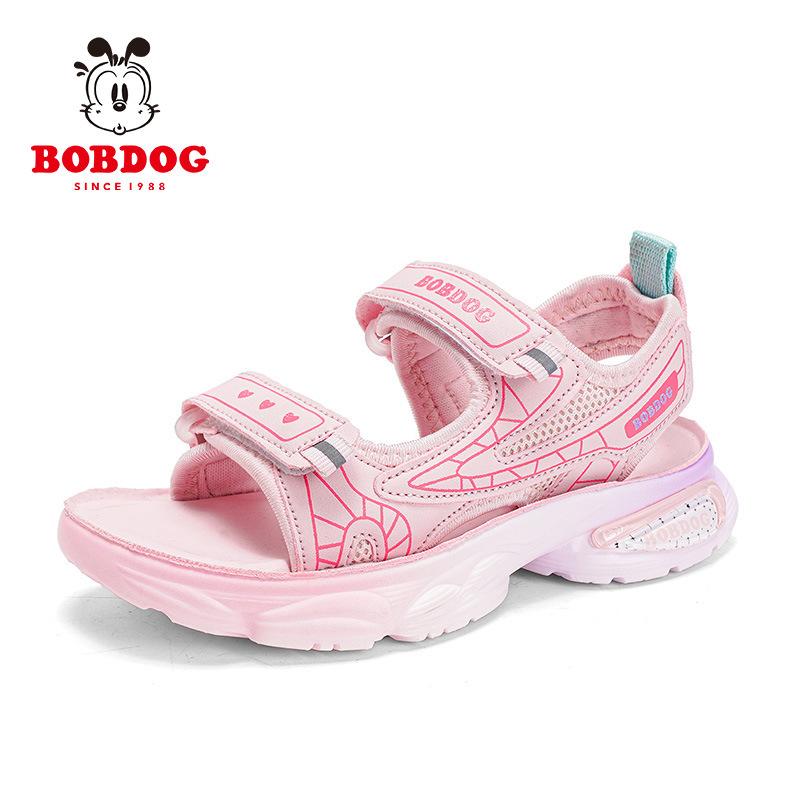 

Babu bean girls beach shoes summer new middle-aged and older children s girls soft-soled non-slip children s open-toed sports sandals 38