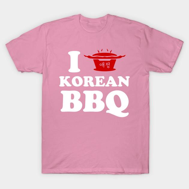 T Shirt Women I Love Korean Bbq Harajuku Print Kawaii Tshirt Summer Short Sleeve Female T-Shirt Top Tee