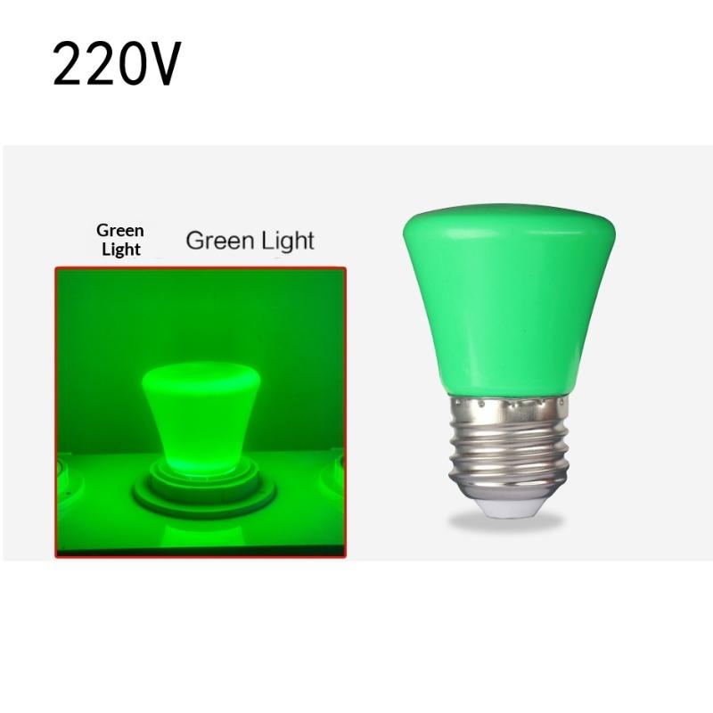 2W E27 Led Bulb Red Blue Green Pink Yellow White 8-Light-Colors 360/Beam Colofrful Decorative Light Ac220V 240V Energy Saving