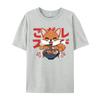 Kawaii Corgi Eating Raunisex Cute Japanese Anime Dog Lovers Rife Unisex Tees Pug Eating Raunisex T Shirts Premium Cotton Design T Shirt