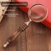 10X Handheld Vergrootglas Lens Hoge Definitie Leesvergrootglas Comfortabele Greep Draagbaar Oud Vergrootglas